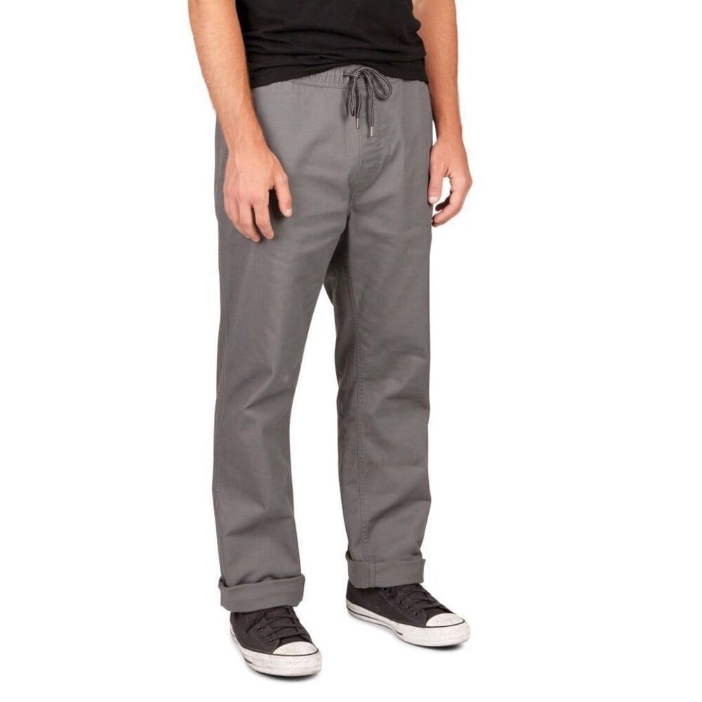 ✨Brixton Reserve Standard Fit Drawstring Men's Sz Medium Khaki Pants✨